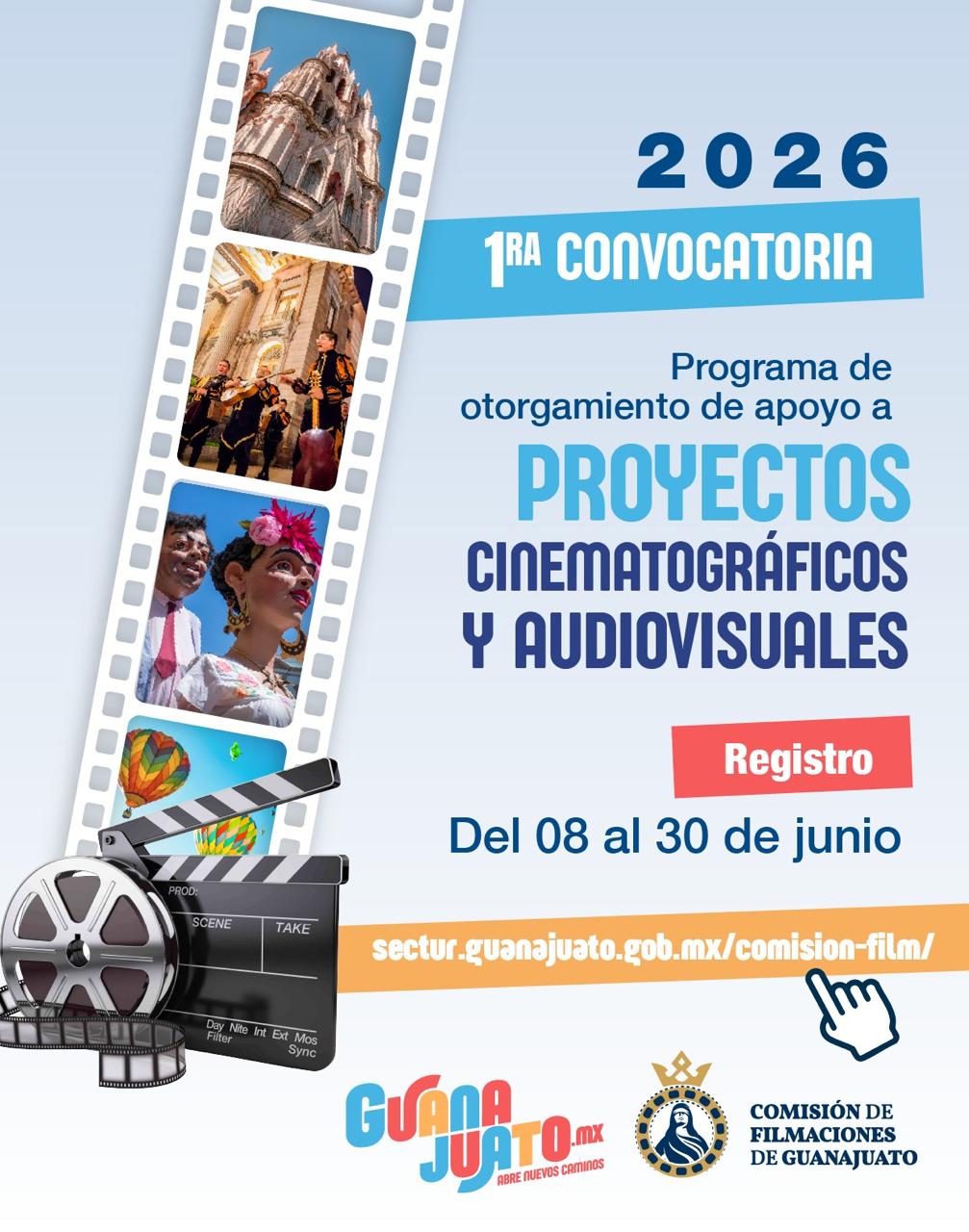 Guanajuato impulsa nuevas producciones con el Programa de Apoyo a Proyectos Cinematográficos y Audiovisuales 2026