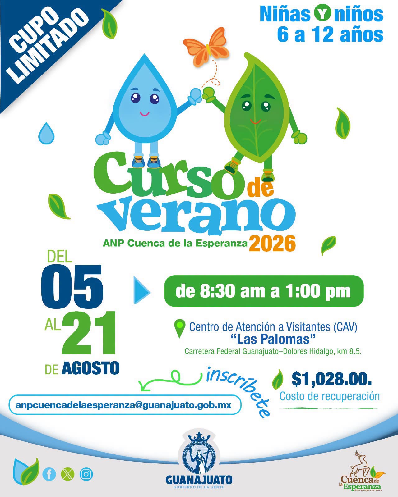Secretaría del Agua y Medio Ambiente invita a participar en curso de verano para fortalecer la educación ambiental y sembrar conciencia ecológica