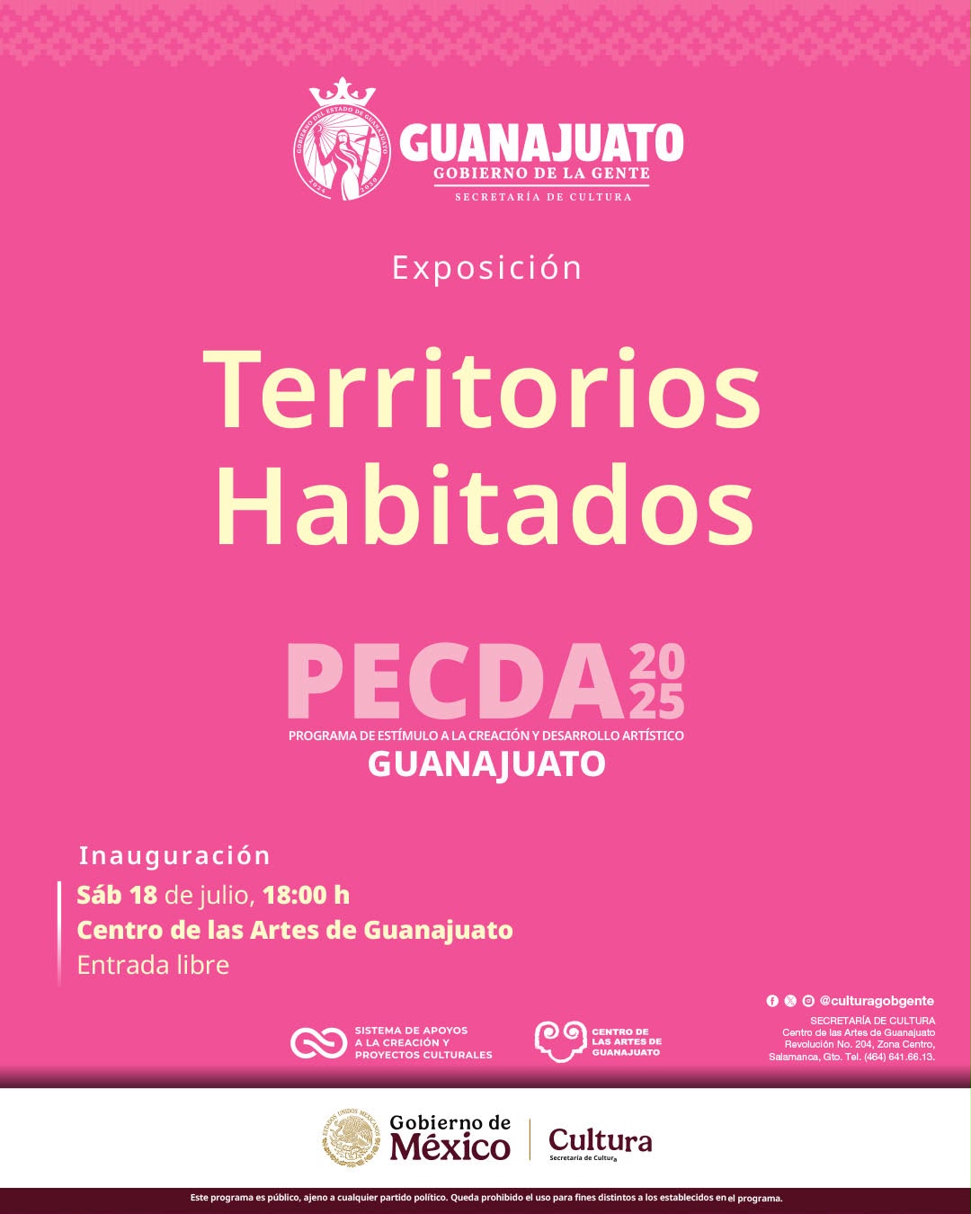 Da inicio la Muestra PECDA Guanajuato 2025 en el CEARG