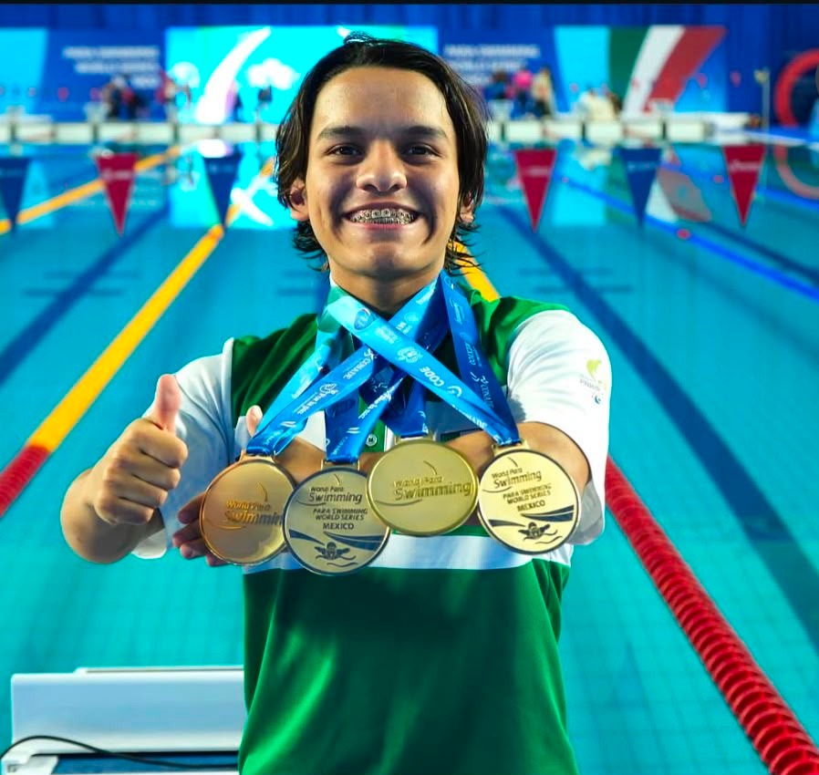 10 MEDALLAS EN EL PARA SWIMMING