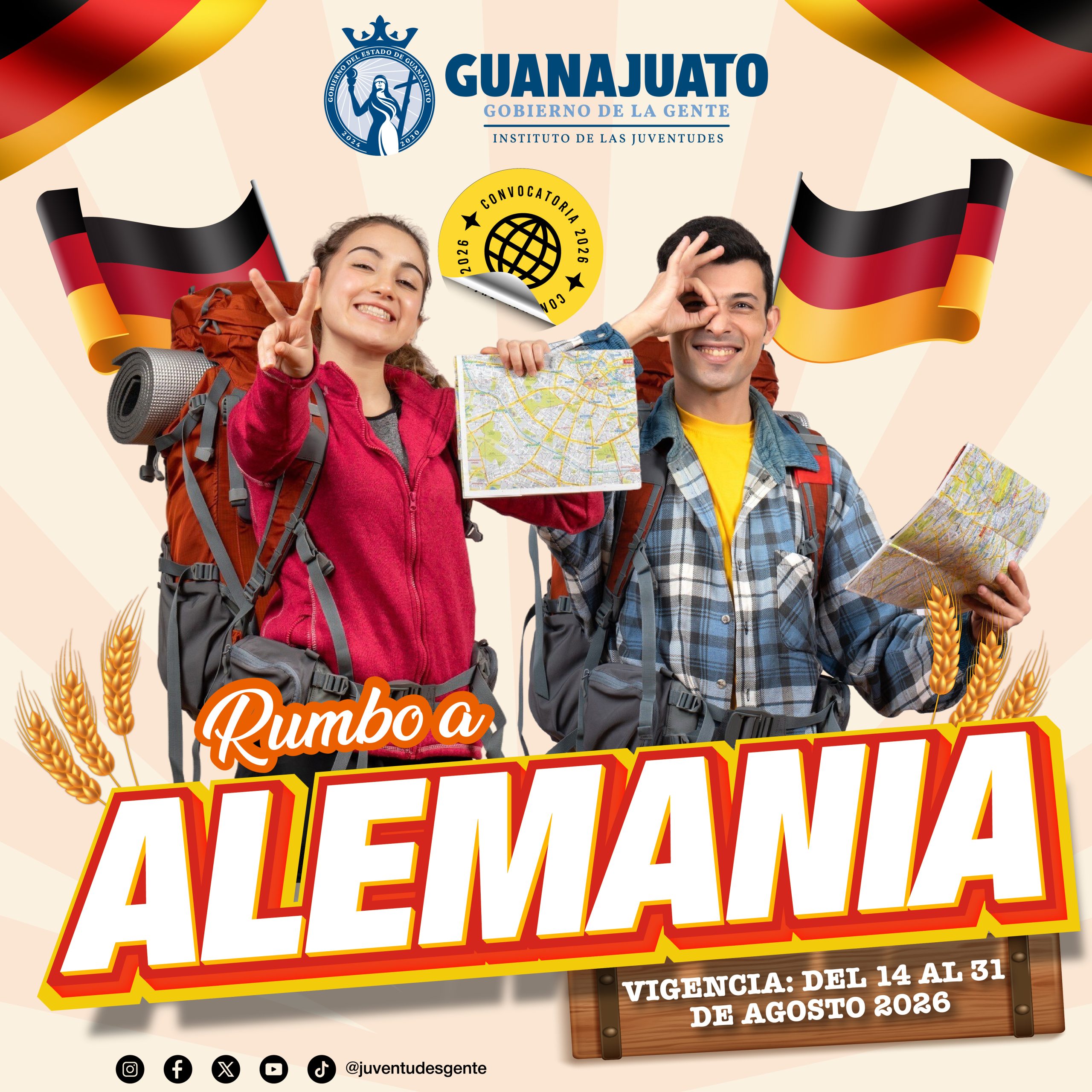 RUMBO A ALEMANIA 2026: GUANAJUATO ABRE NUEVA CONVOCATORIA PARA UNA EXPERIENCIA INTERNACIONAL