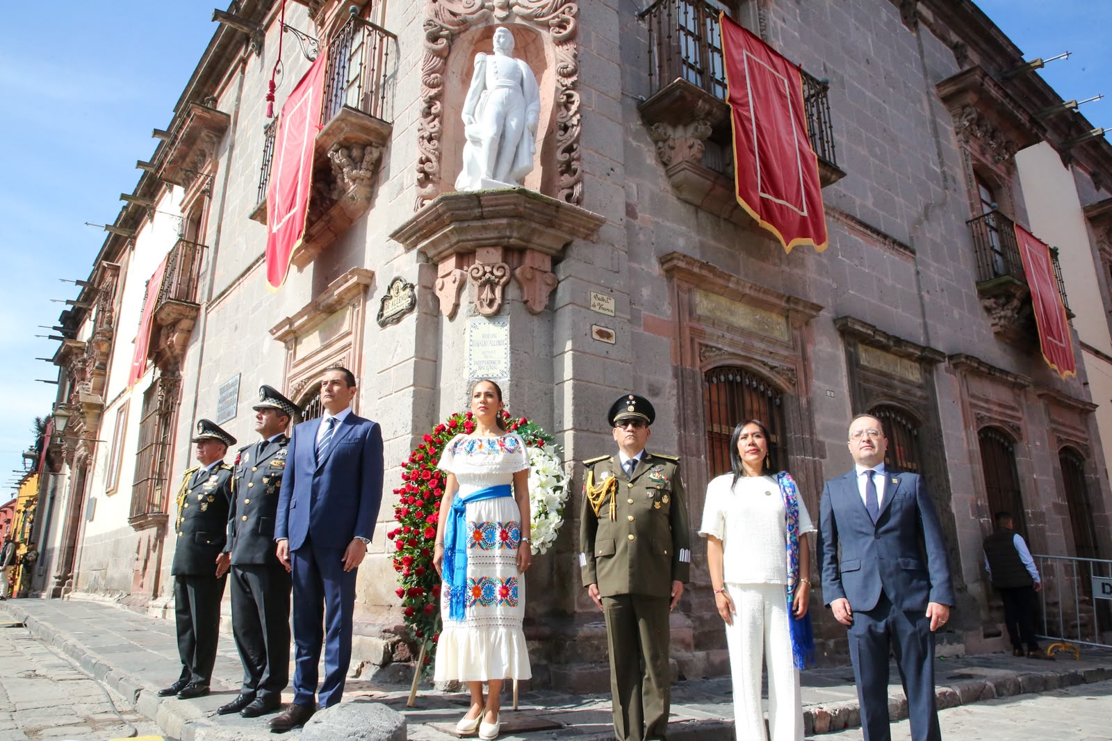 Conmemora Gobernadora en San Miguel de Allende el 216 aniversario de la Independencia de México