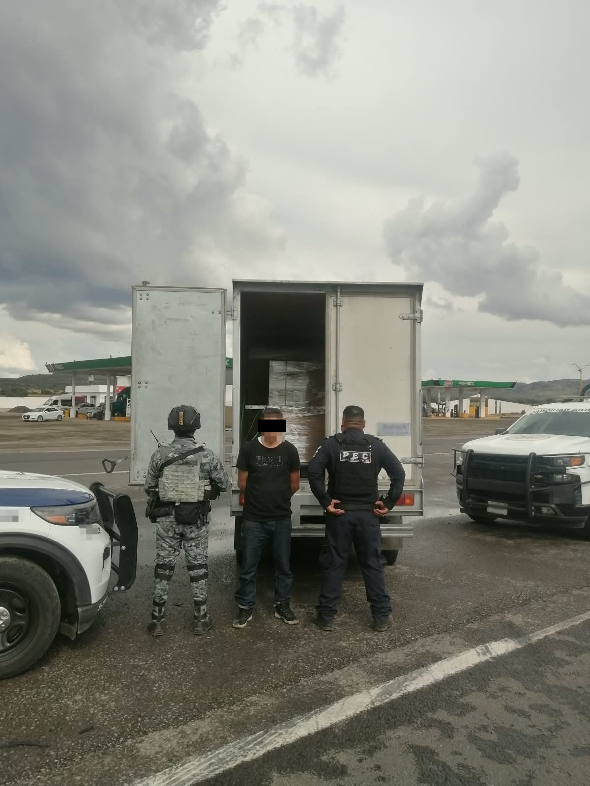 Asegura PEC 228 mil cigarros sin documentación en San Diego de la Unión