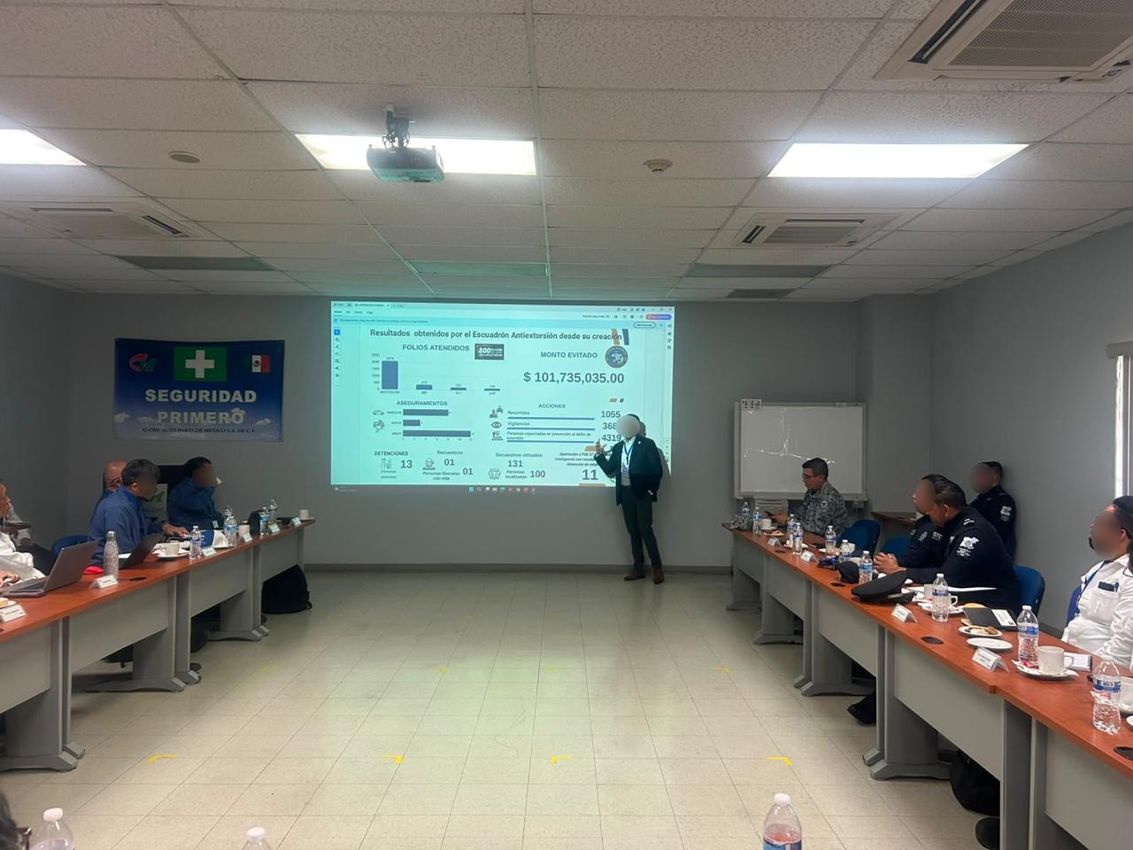 Escuadrón Antiextorsión fortalece prevención con empresas del sector productivo de Guanajuato