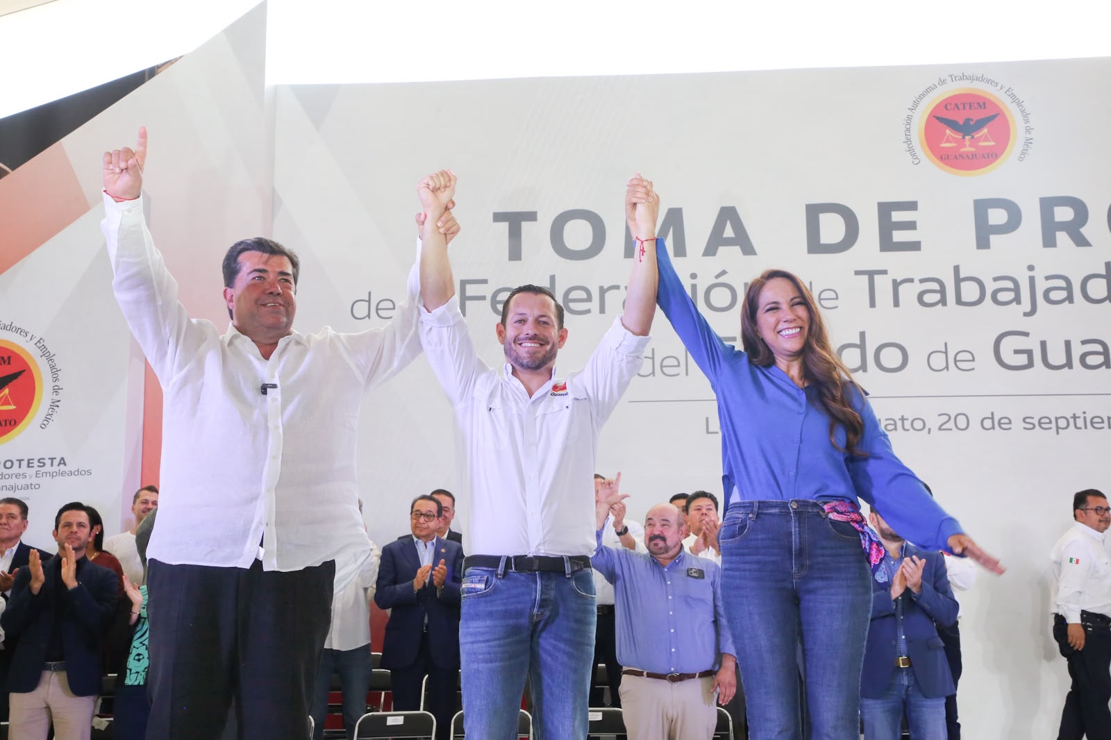 Reitera Gobernadora su compromiso de respaldar la vida sindical.