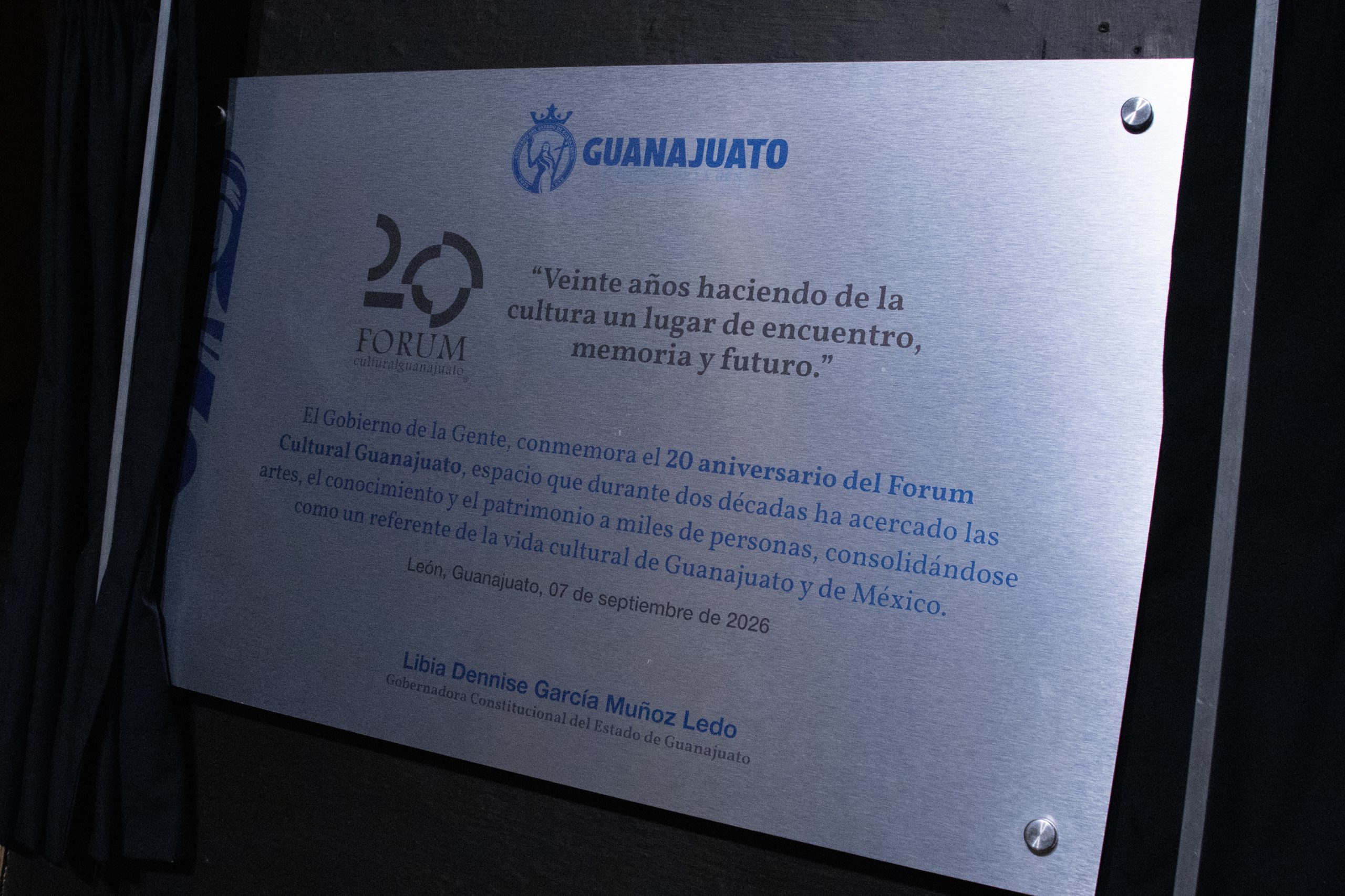 Celebra Guanajuato 20 años del Forum Cultural y anuncia inversión de 150 millones de pesos para su mantenimiento y rehabilitación