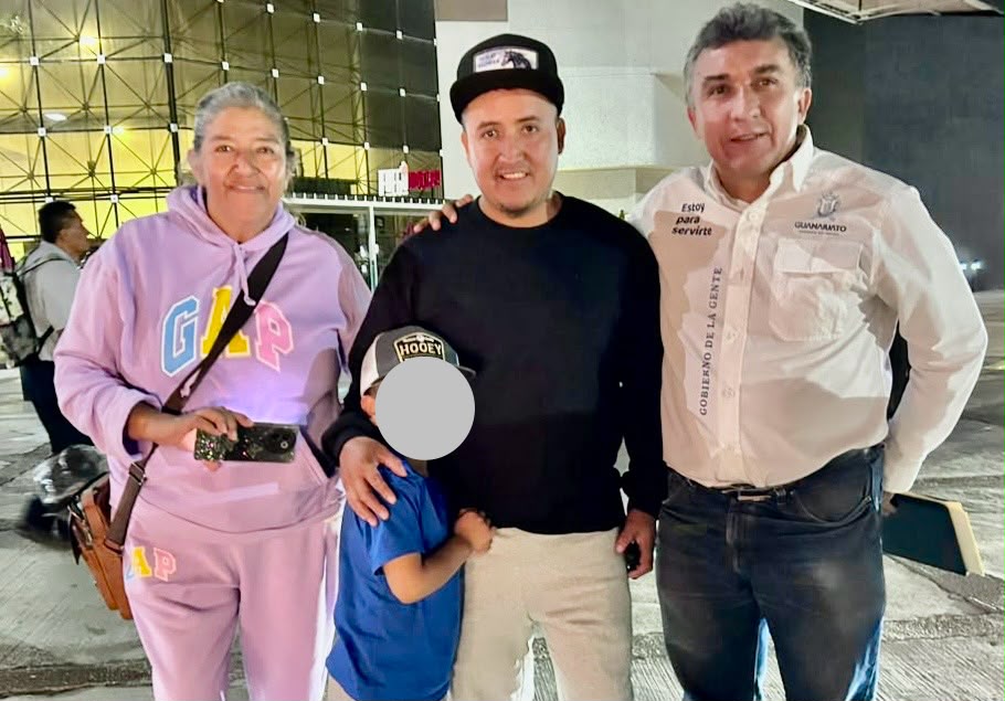 Liam y su papá Víctor ya están de regreso en Guanajuato