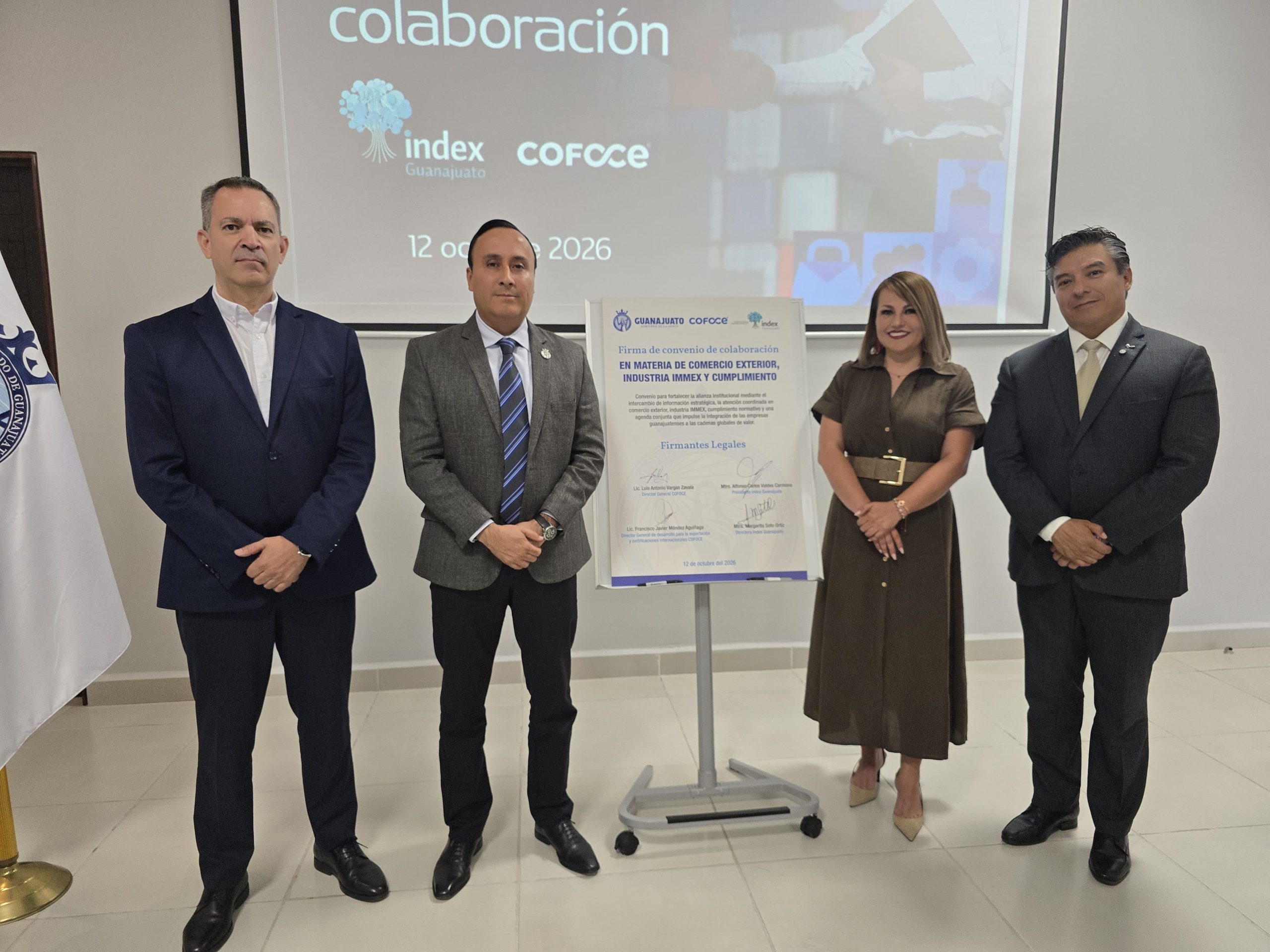 COFOCE e INDEX Guanajuato unen esfuerzos para integrar a más MiPyMEs a las cadenas globales de valor
