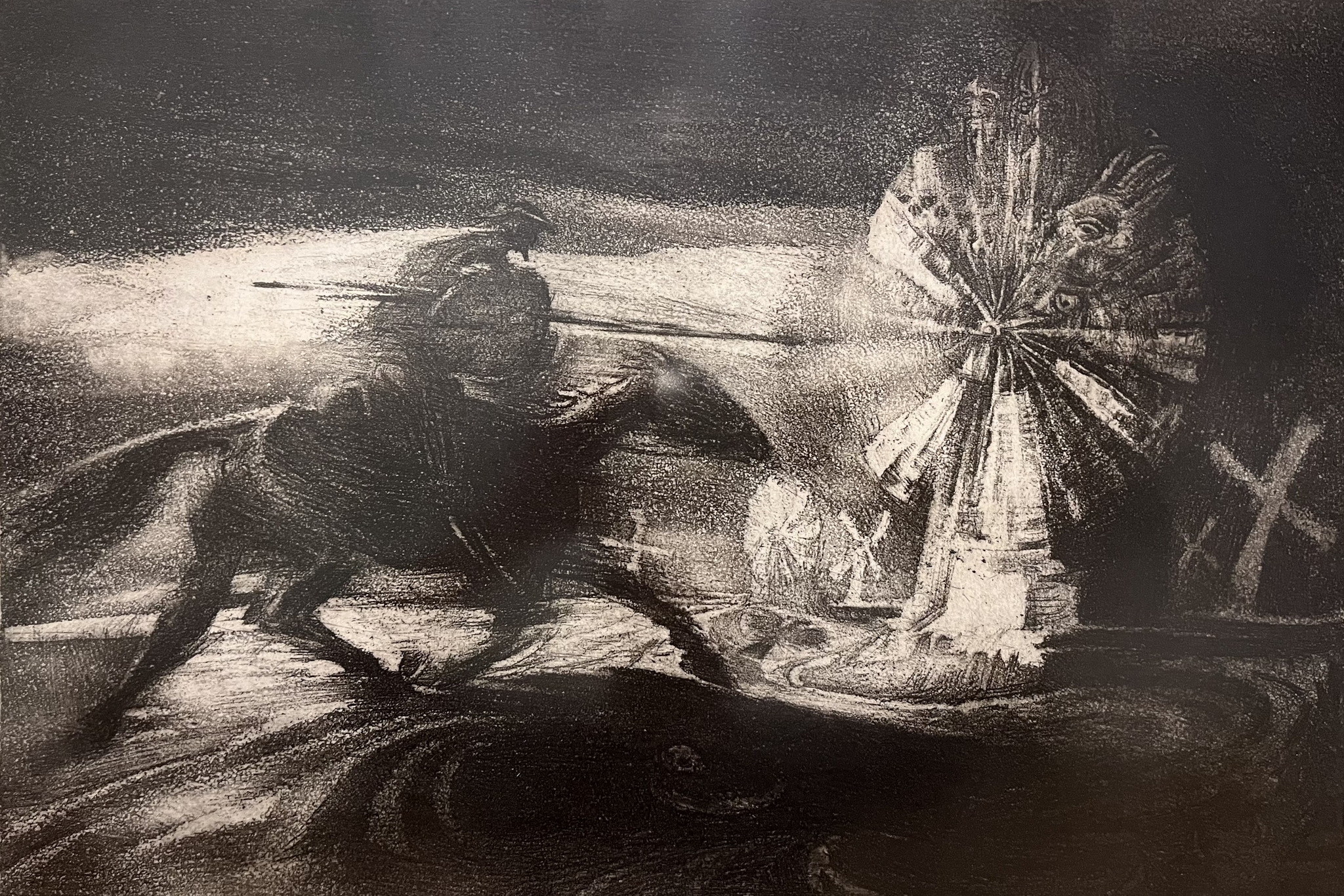 La colección de grabado del Museo Iconográfico del Quijote se unirá a las celebraciones por el décimo aniversario del Taller Nacional de Gráfica en Aguascalientes, con la exposición Corceles de tinta y papel, que se inaugura este 23 de octubre.